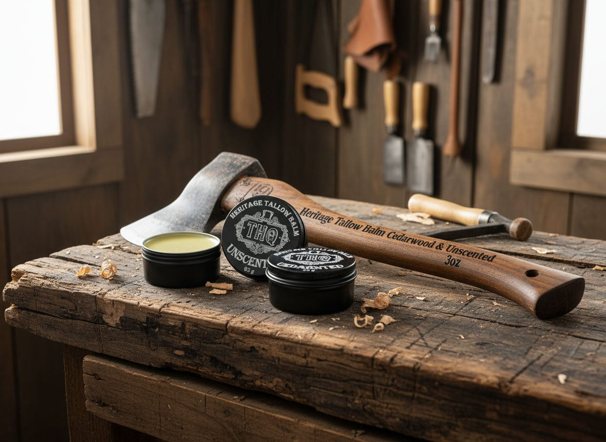 Tallow Balm - 3oz Cedarwood | Grass-Fed Canadian Tallow | Winter Protection