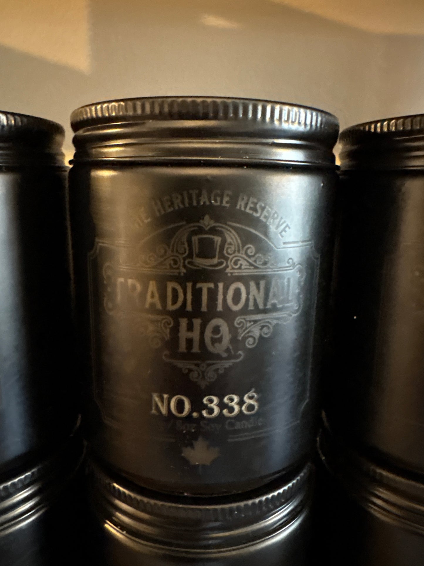 NO.338 Heritage Reserve Soy Candle | Wood Wick | 8oz | Canadian Made