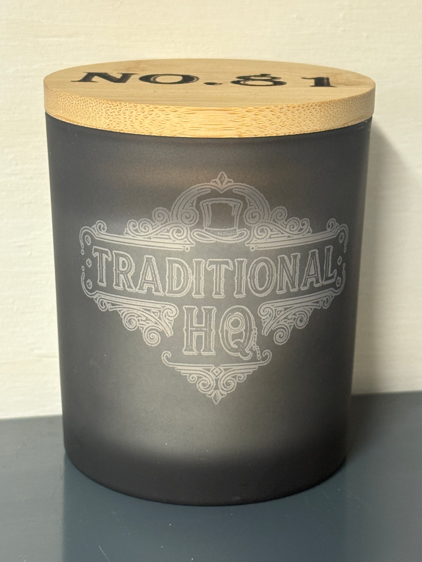 "NO.81 Scented 7 oz Soy Candle - Traditional HQ hand-poured natural soy wax candle"