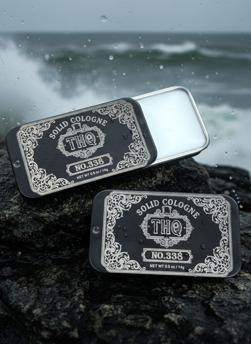 NO.338 Solid Cologne - Product Photo with Matching Background