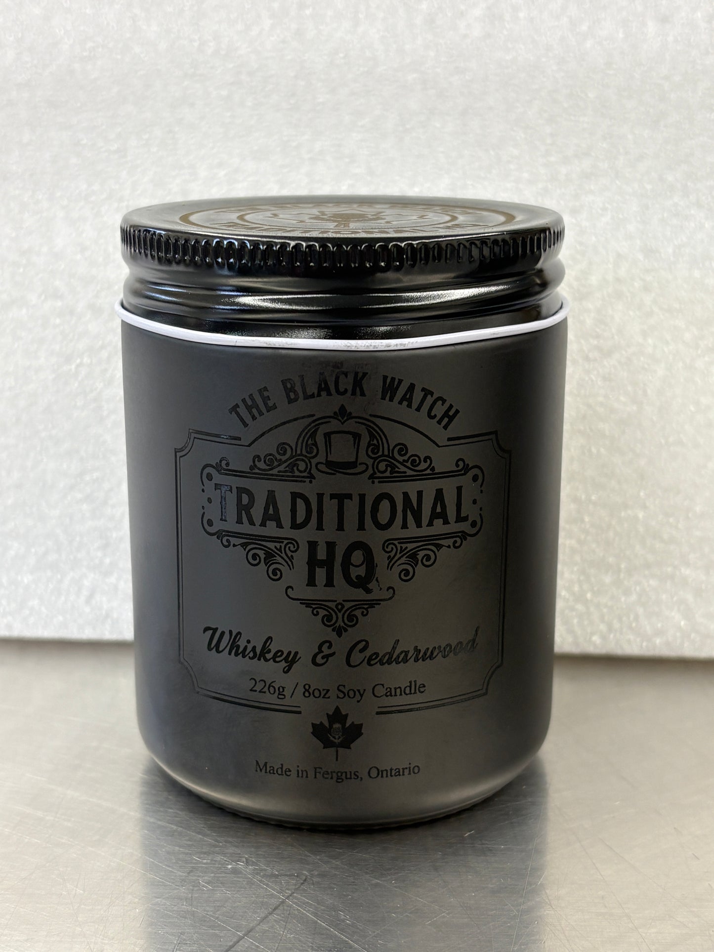The Black Watch Edition — Whiskey & Cedarwood Soy Candle