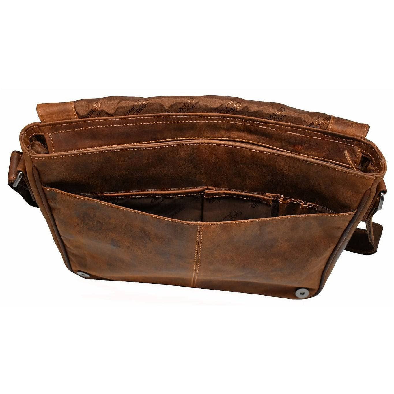 Leather Laptop Bag Berlin GW588: Sandal