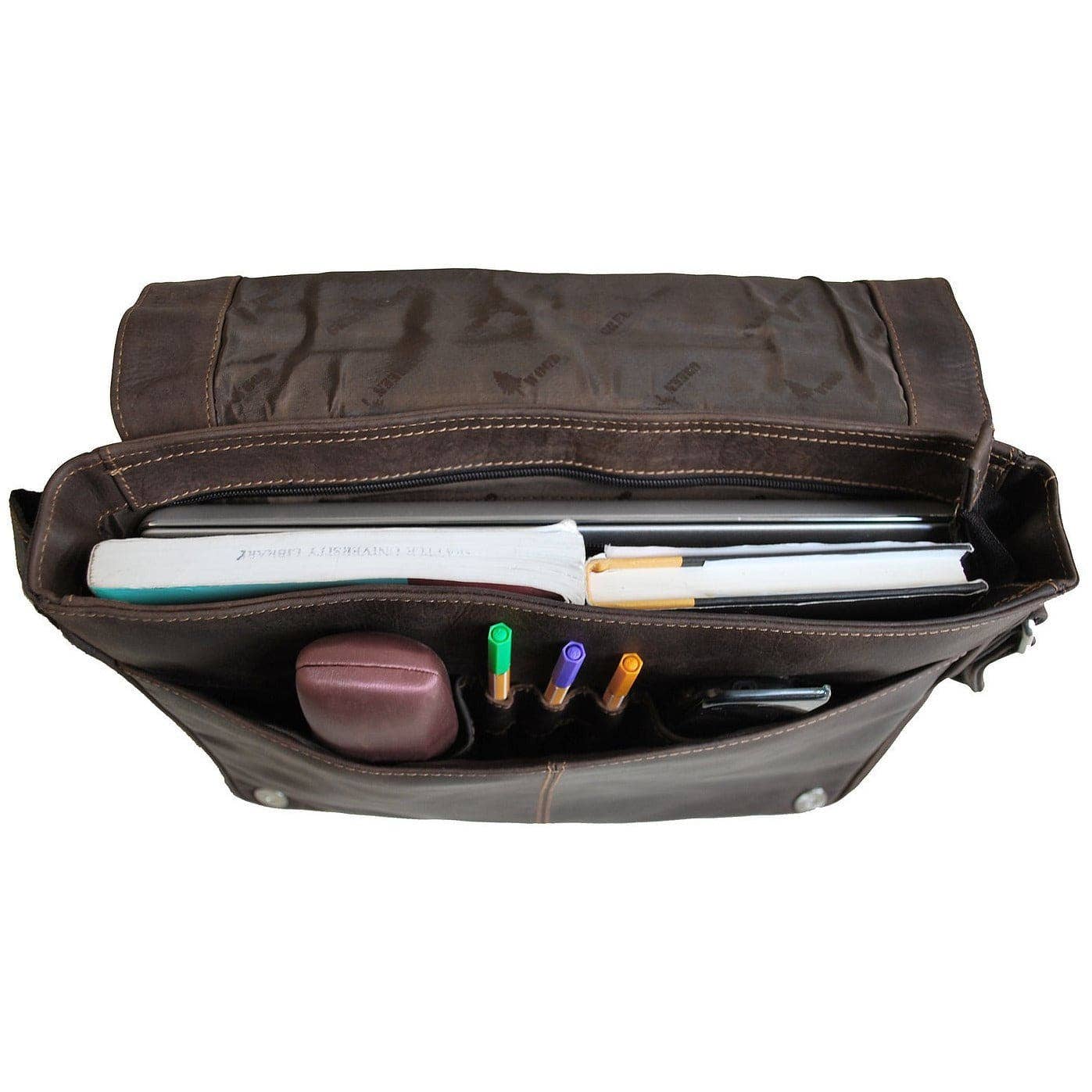 Leather Laptop Bag Berlin GW588: Sandal