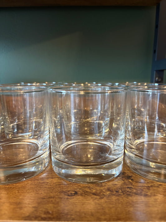 Double Old Fashioned Whiskey Glasses