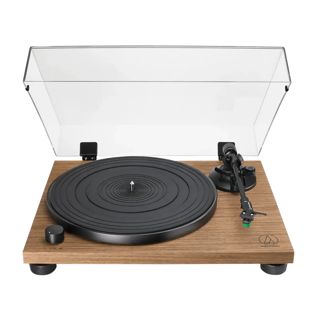 Audio-Technica Consumer AT-LPW40WN Stereo Turntable (Walnut) SKU# AT-LPW40WN
