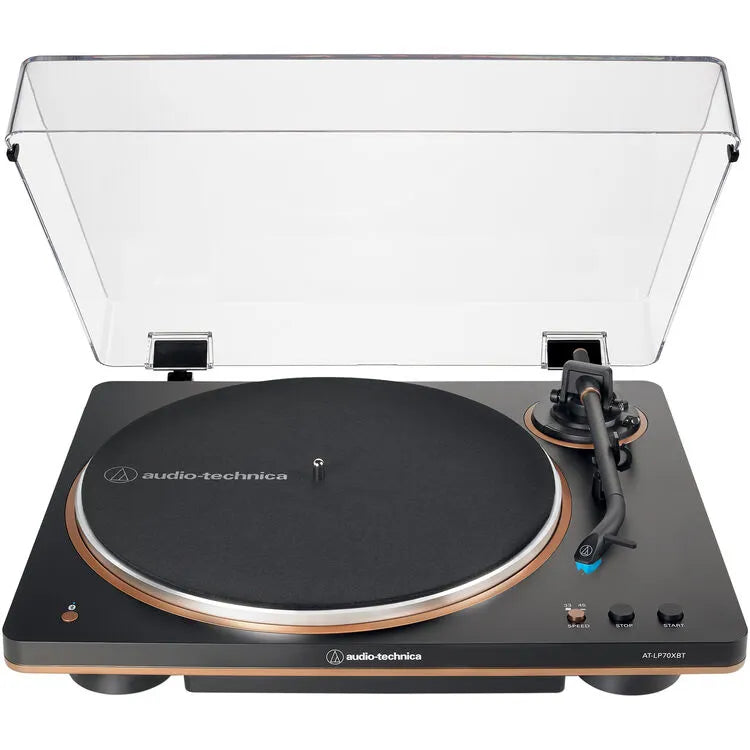 Audio-Technica Consumer AT-LP70XBT Fully Automatic Belt-Drive Turntable with Bluetooth
