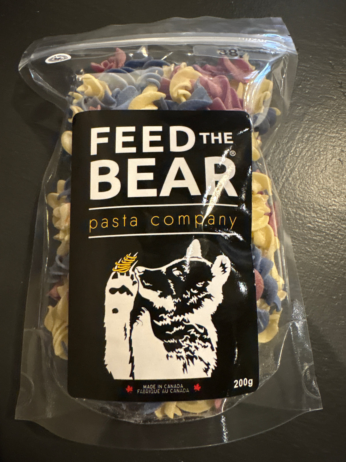 Rainbow Fusilli  38g Protein - FEED THE BEAR