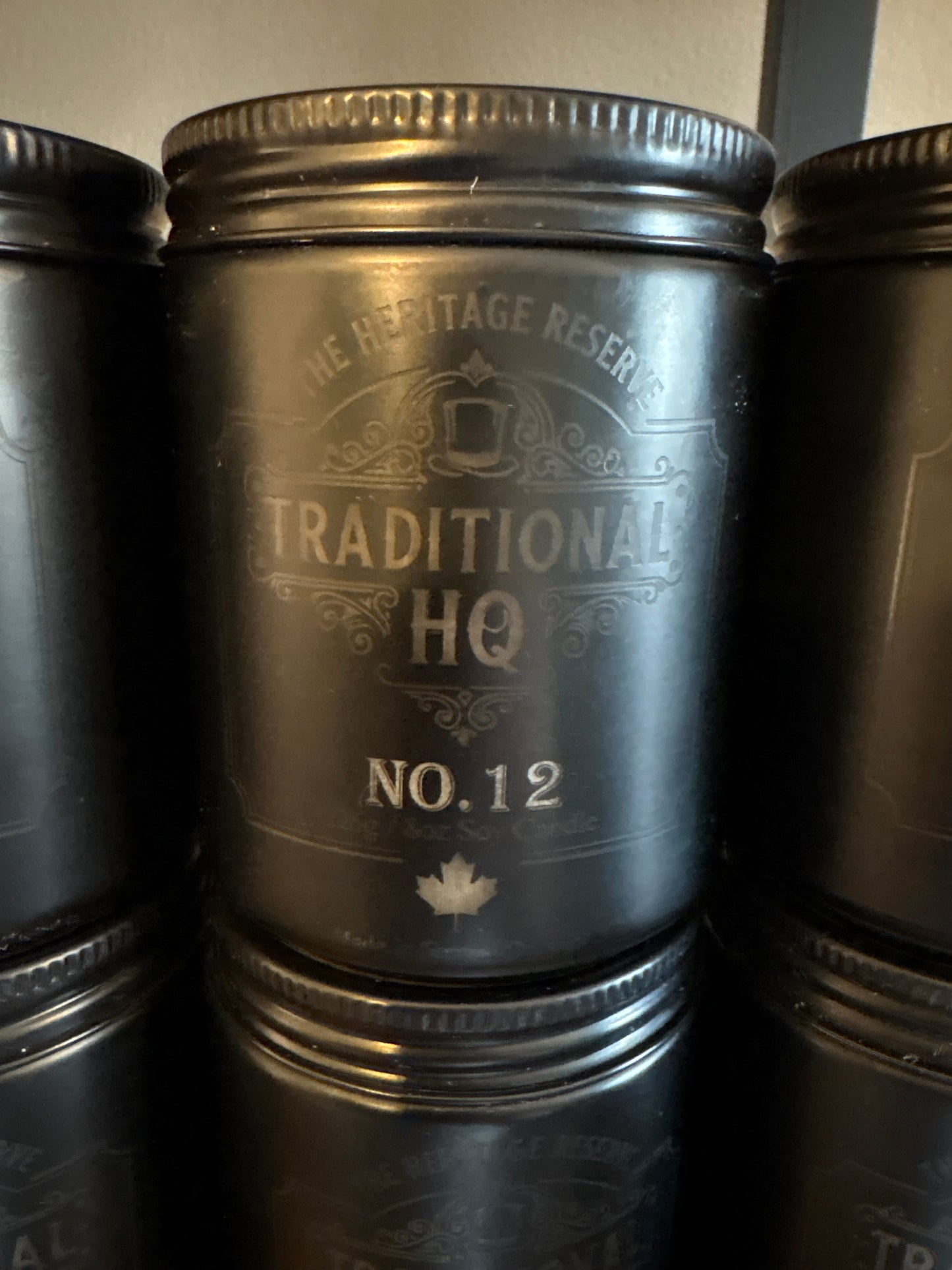 NO.12 Heritage Reserve Soy Candle | Wood Wick | 8oz | Canadian Made