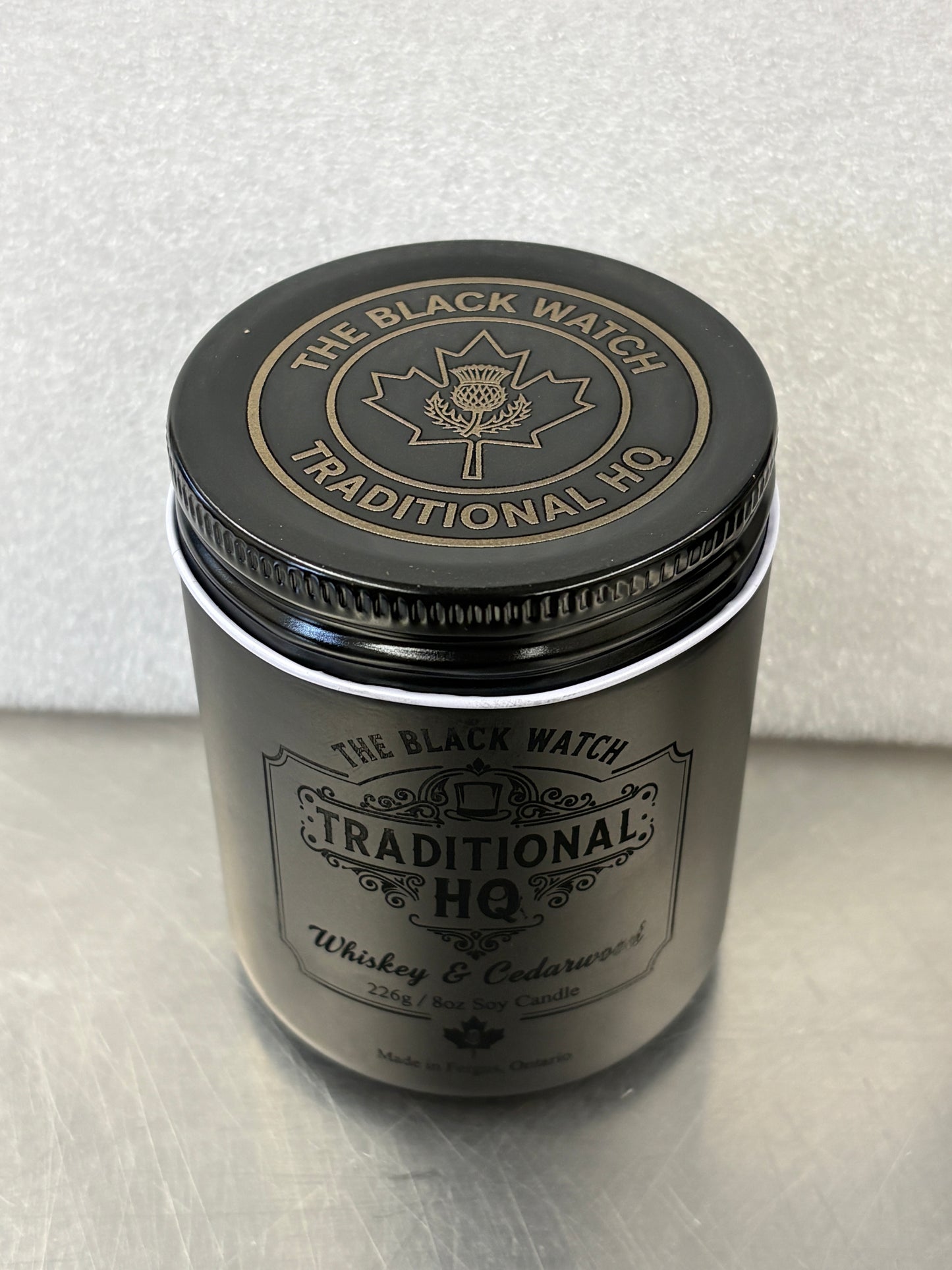 The Black Watch Edition — Whiskey & Cedarwood Soy Candle