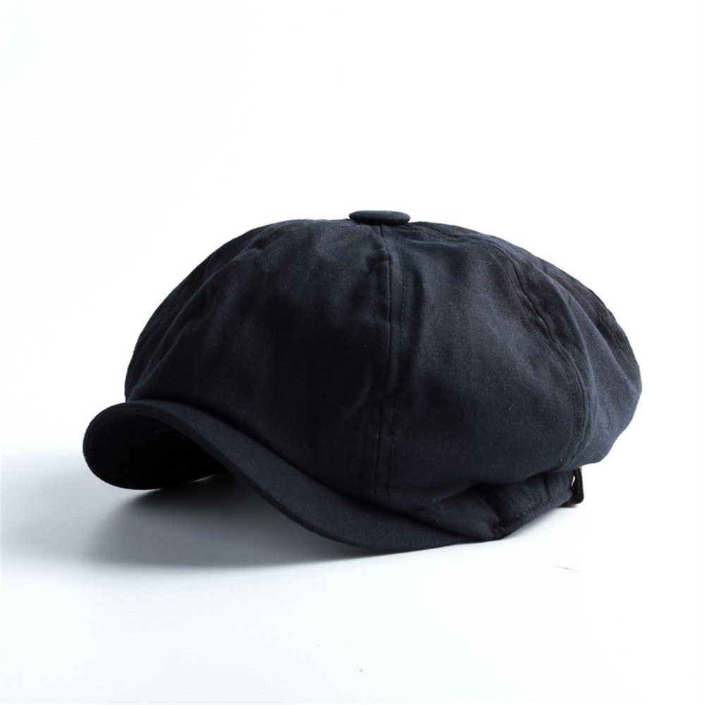 Peaky Blinders Hat Newsboy Flat Cap Herringbone Baker Boy: Gray