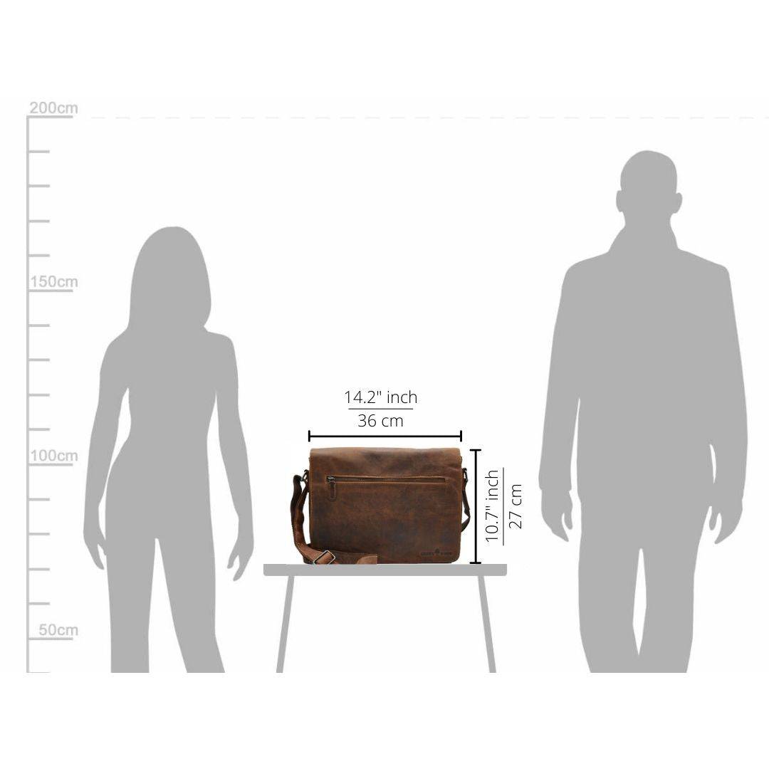 Leather Laptop Bag Berlin GW588: Sandal