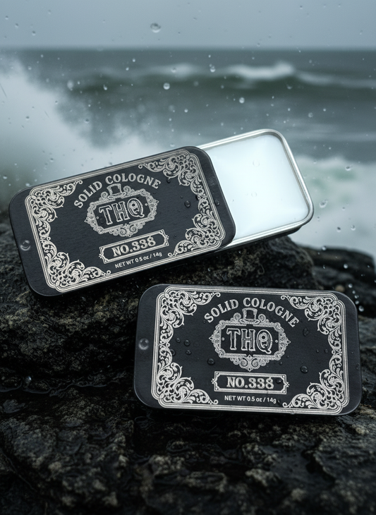 NO.338 Solid Cologne - Product Photo with Matching Background