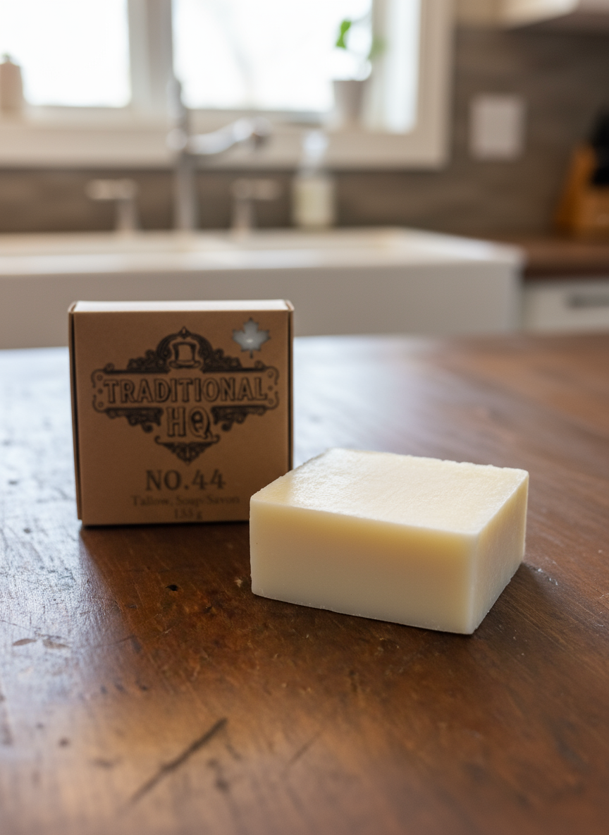 NO.44 Tallow Soap Close-up