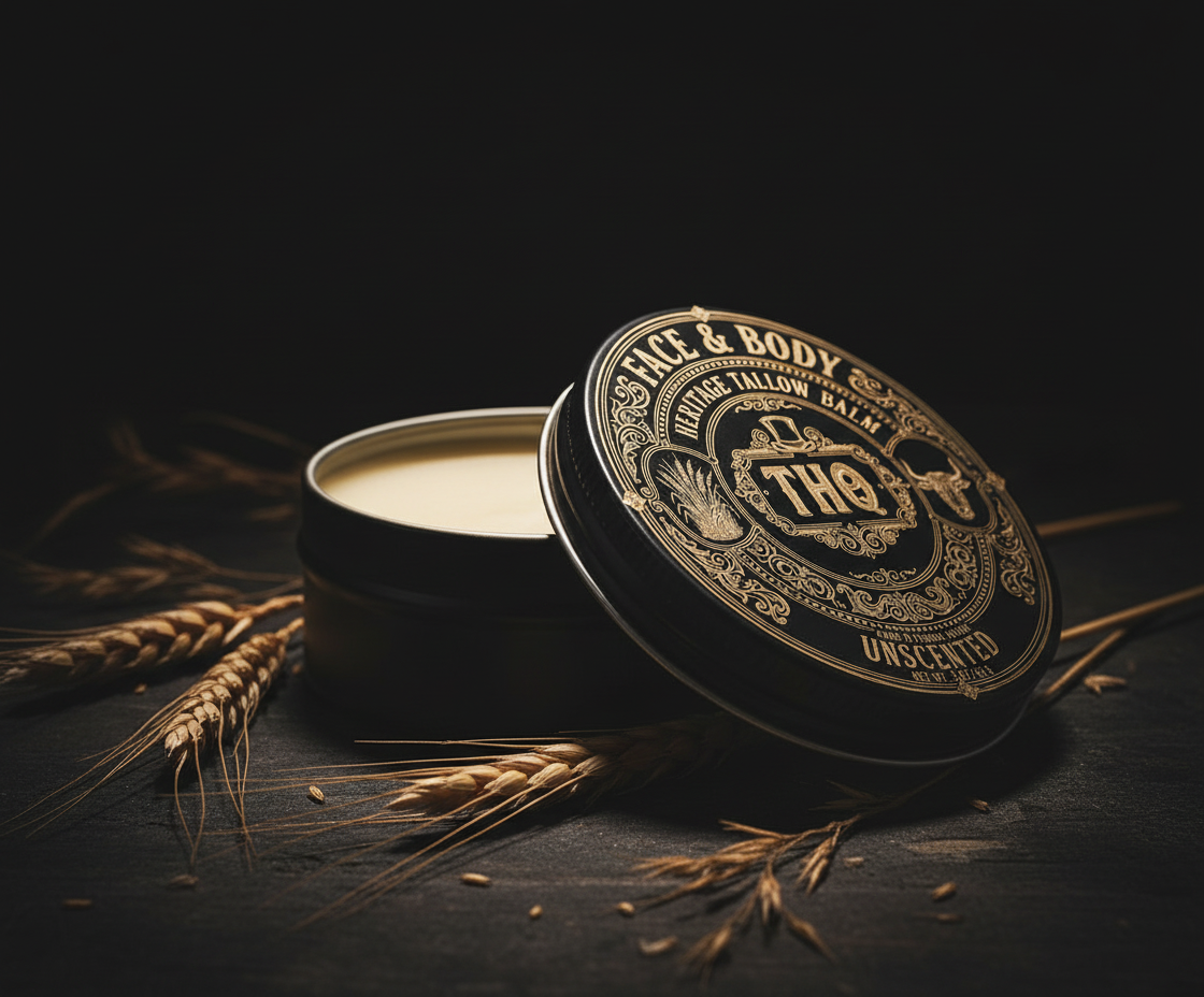 Unscented Tallow Balm Dark Luxury Photo